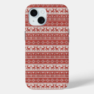 Coque Case-Mate iPhone Noël Tricot Rouge