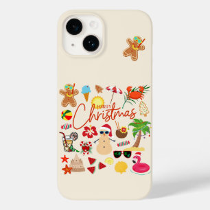 Coque Case-Mate iPhone Noël tropical