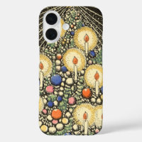 Noël vintage, arbre aux bougies et étoile
