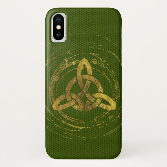 Coques Case-Mate iPhone Noeud celtique d'or (Dos)