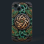 Case-Mate iPhone Case Noeud Celtique Green Gold<br><div class="desc">Noeud Celtique Green Gold</div>