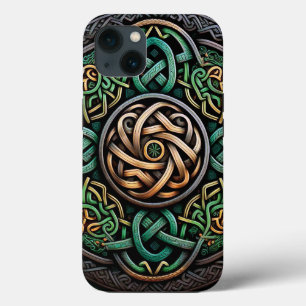 Case-Mate iPhone Case Noeud Celtique Green Gold