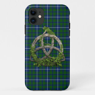 Etui iPhone Case-Mate Noeud de trinité et tartan celtiques de Douglas de