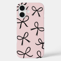Nœuds Noirs Mignons et Tendance Rose