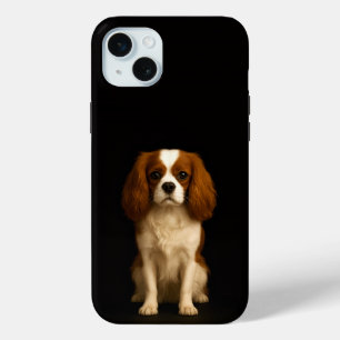 Coque Case-Mate iPhone Noir 4 Luxe, Cavalier Spaniel iPhone 15 Plus
