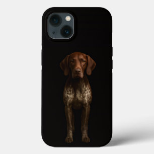 Case-Mate iPhone Case Noir 4 Luxe iPhone 13, Chien Braque Allemand