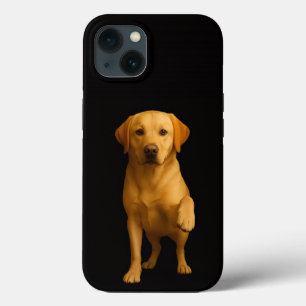 Case-Mate iPhone Case Noir 4 Luxe iPhone 13, Chien Labrador Tendre