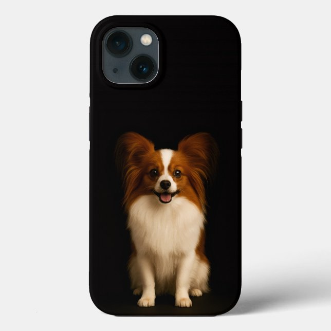 Coques Case-Mate iPhone Noir 4 Luxe iPhone 13, Papillon Jouet Raffiné (Verso)
