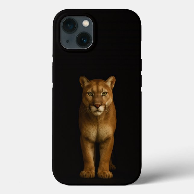 Coques Case-Mate iPhone Noir 4 Luxe iPhone 13, Puma Prime Silencieux (Verso)