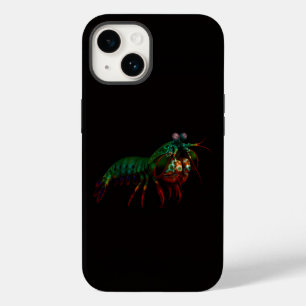 Coque Case-Mate iPhone Noir 4 Luxe iPhone 14 Mate, Crevette Mantis