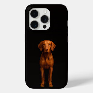Coque Case-Mate iPhone Noir 4 Luxe iPhone 15 Pro Mate Agile Vizsla Chien