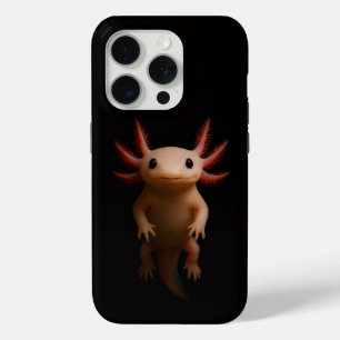 Coque Case-Mate iPhone Noir 4 Luxe iPhone 15 Pro Mate Axolotl Mexicain