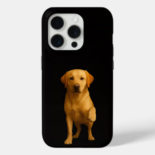 Coque Case-Mate iPhone Noir 4 Luxe iPhone 15 Pro Mate, Labrador tendre