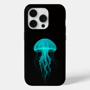 Coque Case-Mate iPhone Noir 4 Luxe iPhone 15 Pro Mate, Méduse Verte