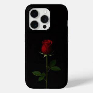 Coque Case-Mate iPhone Noir 4 Luxe iPhone 15 Pro Mate, Rose Rouge Velours