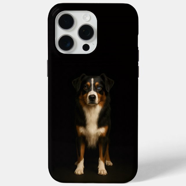 Coques Case-Mate iPhone Noir 4 Luxe iPhone 15 Pro Max, Berger Australien (Verso)