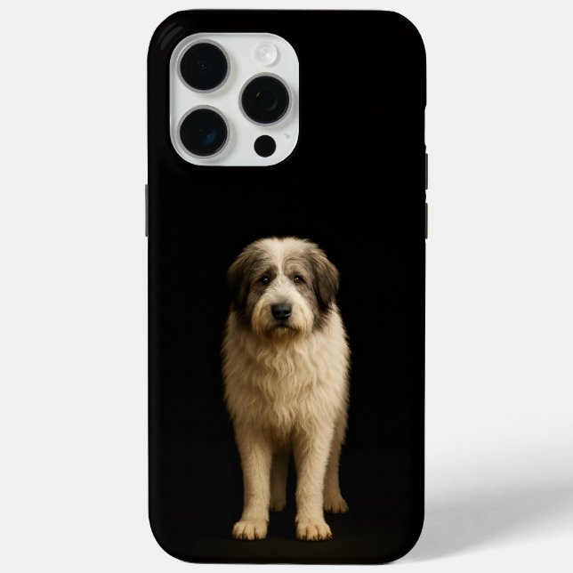 Coques Case-Mate iPhone Noir 4 Luxe iPhone 15 Pro Max, berger Mioritic (Verso)