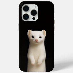 Coque Case-Mate iPhone Noir 4 Luxe iPhone 15 Pro Max, Élégante Hermine