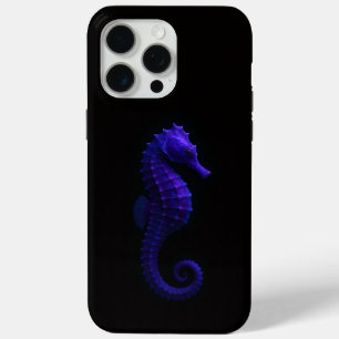 Coque Case-Mate iPhone Noir 4 Luxe iPhone 15 Pro Max, Hippocampe Violet