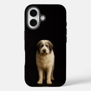 Coque Pour iPhone 16 Noir 4 Luxe iPhone 16 Mate, berger Mioritic