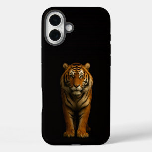 Coque Pour iPhone 16 Plus Noir 4 Luxe iPhone 16 Plus, Noble Tiger