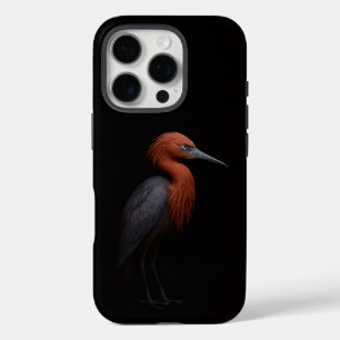 Coque iPhone 16 Pro Noir 4 Luxe iPhone 16 Pro, Aigrette Rouchie
