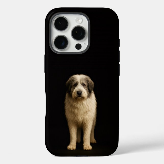 Coques Case-Mate iPhone Noir 4 Luxe iPhone 16 Pro, berger Mioritic (Verso)