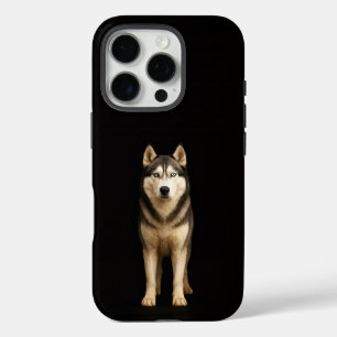 Coque iPhone 16 Pro Noir 4 Luxe iPhone 16 Pro, Husky Elite Glacé