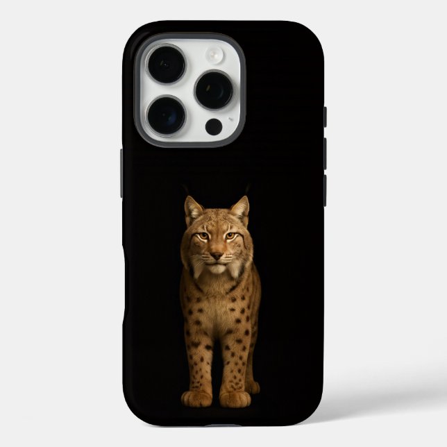 Coques Case-Mate iPhone Noir 4 Luxe iPhone 16 Pro, Lynx Silencieux (Verso)