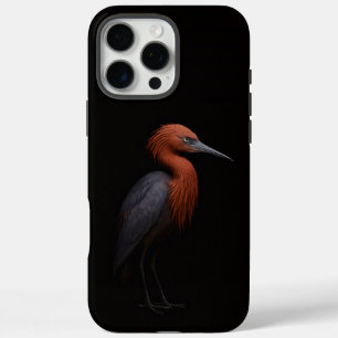Coque iPhone 16 Pro Max Noir 4 Luxe iPhone 16 Pro Max, Aigrette roussâtre