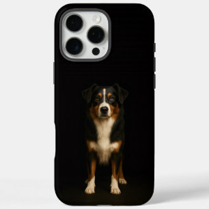 Coque iPhone 16 Pro Max Noir 4 Luxe iPhone 16 Pro Max, Aussie Shepherd