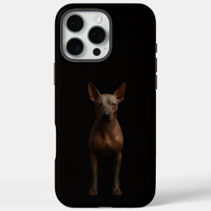 Coque iPhone 16 Pro Max Noir 4 Luxe iPhone 16 Pro Max, Chien Pila d'Argent