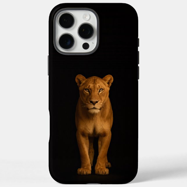 Coques Case-Mate iPhone Noir 4 Luxe iPhone 16 Pro Max, Noble Lioness (Verso)