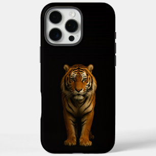 Coque iPhone 16 Pro Max Noir 4 Luxe iPhone 16 Pro Max, Noble Tiger