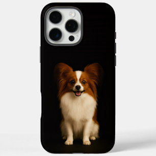 Coque iPhone 16 Pro Max Noir 4 Luxe iPhone 16 Pro Max, Papillon Raffiné