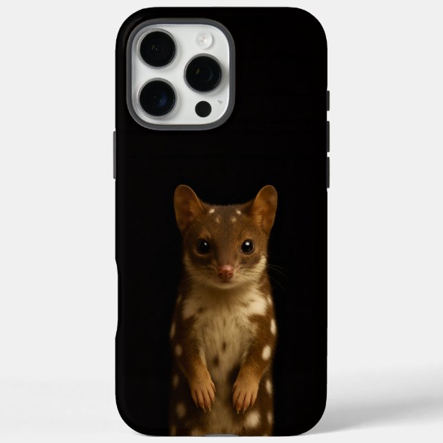 Coques Case-Mate iPhone Noir 4 Luxe iPhone 16 Pro Max, Quoll sucré (Verso)