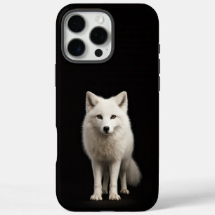 Coque iPhone 16 Pro Max Noir 4 Luxe iPhone 16 Pro Max, Renard Arctique Ivo