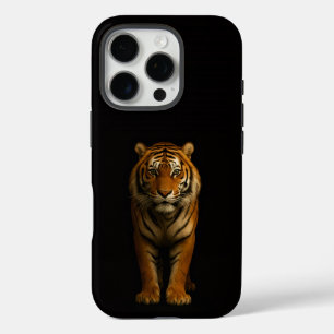 Coque iPhone 16 Pro Noir 4 Luxe iPhone 16 Pro, Noble Tiger