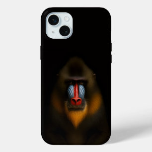 Coque Case-Mate iPhone Noir 4 Luxe, Mandrill Singe