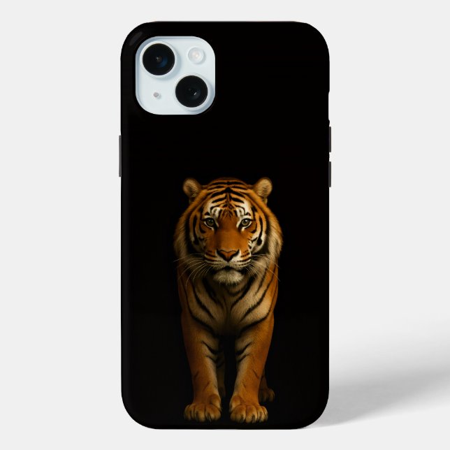Coques Case-Mate iPhone Noir 4 Luxe, Noble Tiger iPhone 15 Plus (Verso)