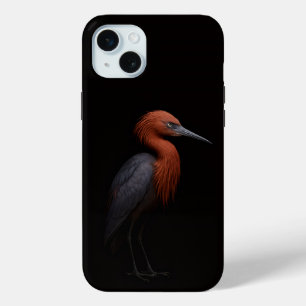 Coque Case-Mate iPhone Noir 4 Luxe, Reddish Egret iPhone 15 Plus