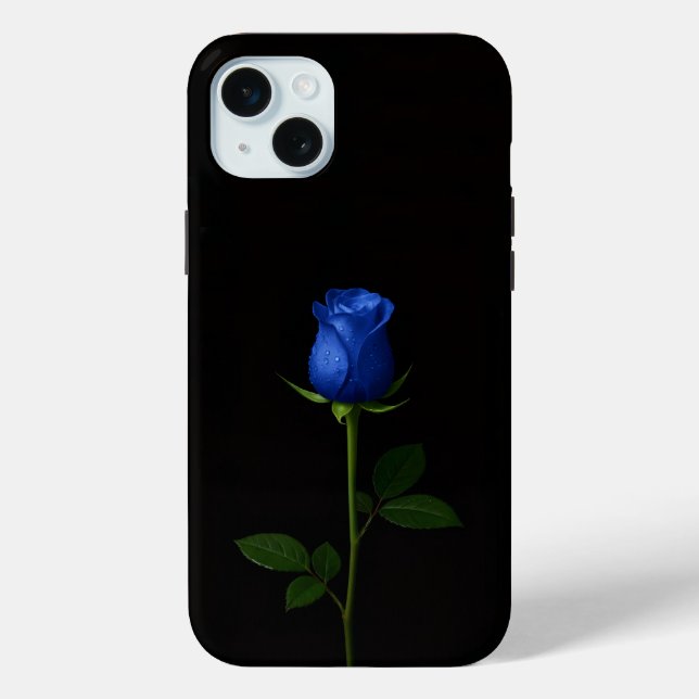 Coques Case-Mate iPhone Noir 4 Luxe, Rose Bleu de Minuit iPhone 15 Plus (Verso)