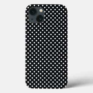Case-Mate iPhone Case Noir avec pois blancs