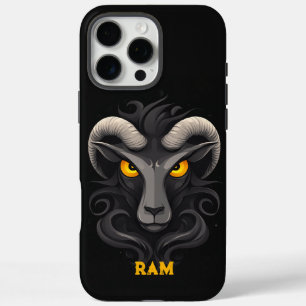 Coque iPhone 16 Pro Max Noir bélier