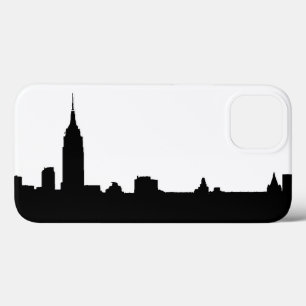 Coques Pour iPhone Noir blanc New York Silhouette