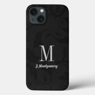 Etui iPhone Case-Mate Noir Damask Classic Monogramme