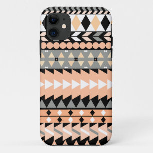 Coque Case-Mate Pour iPhone Noir d'Aztèque de pêche