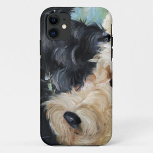 Coque Case-Mate Pour iPhone Noir et art écossais blond comme les blés de