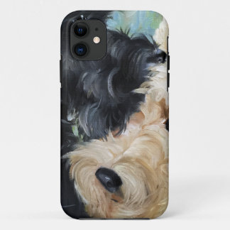 Coque Case-Mate Pour iPhone Noir et art écossais blond comme les blés de