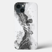 Noir et blanc abstrait masculin